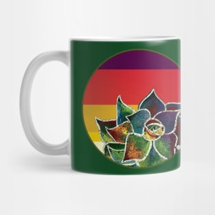 Rainbow Succulent Mug